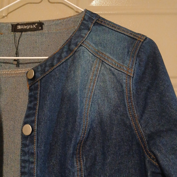 AllegraK denim woman jacket sizeM - Picture 10 of 11